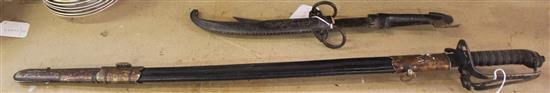 Small Eastern dagger & sword